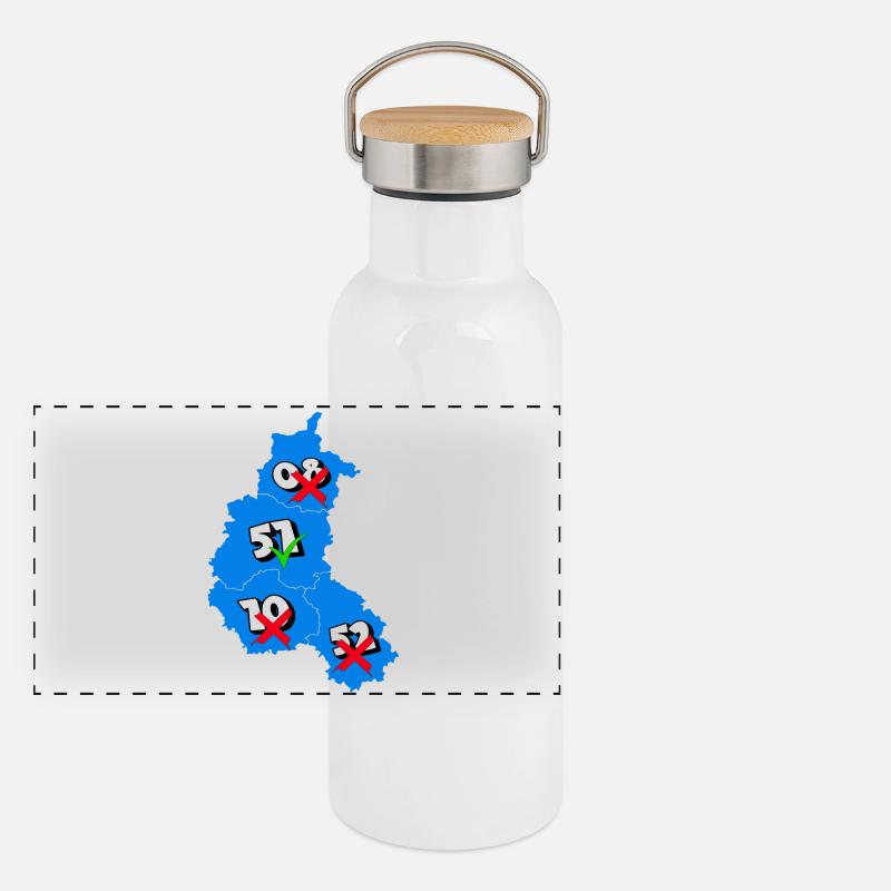 51 Marne Panorama Thermosflasche mit Bambusdeckel