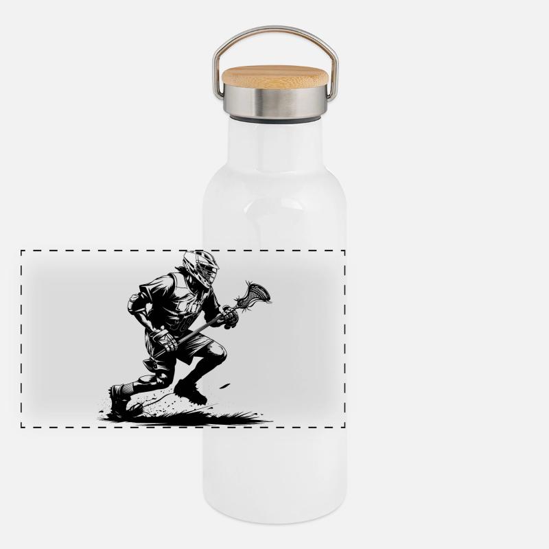 Joueur de crosse Gourde isotherme avec bouchon en bambou