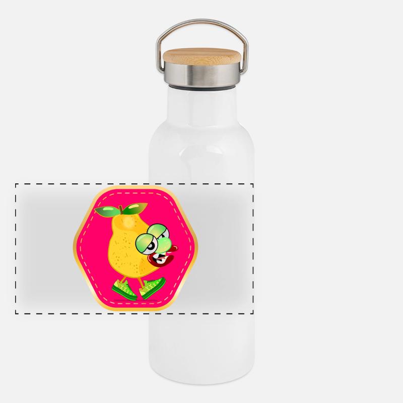 HOBBY JOGGING COURSE POIRE Gourde isotherme avec bouchon en bambou