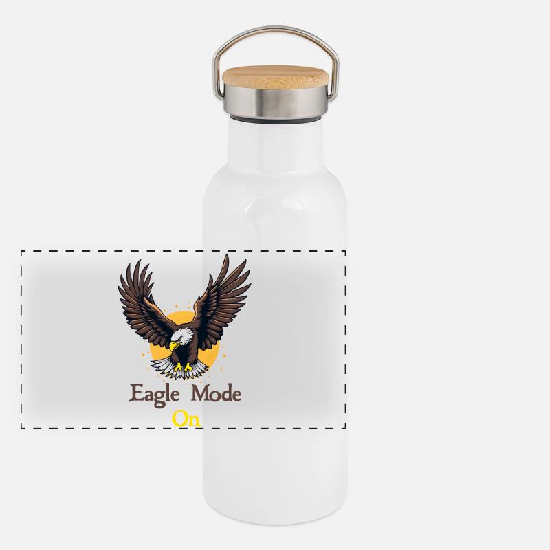 Eagle Mode : On Panorama Thermosflasche mit Bambusdeckel