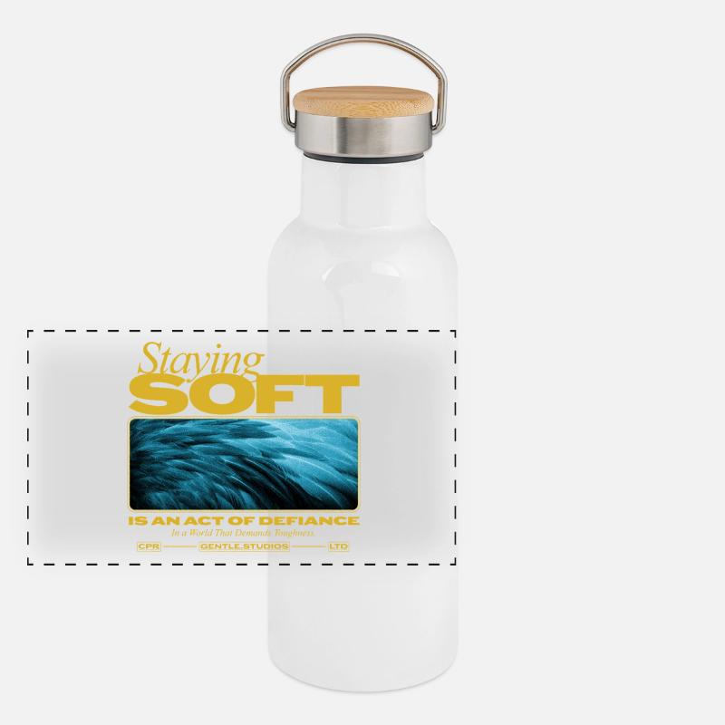 Staying Soft – Kraft in Sanftheit Panorama Thermosflasche mit Bambusdeckel