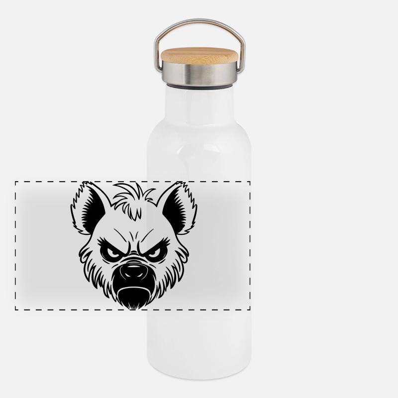 Panorama Thermosflasche mit Bambusdeckel