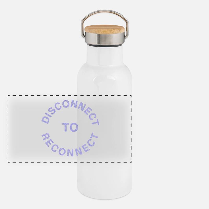 Offline is the new cool Panoramic Thermal Bottle with Bamboo Lid