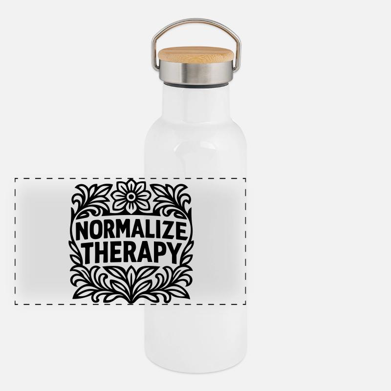 Normalize Panoramic Thermal Bottle with Bamboo Lid