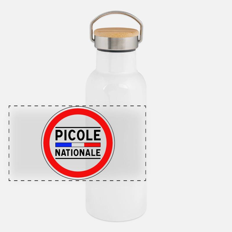 Nationale Trinkgasse Neues Design Panorama Thermosflasche mit Bambusdeckel