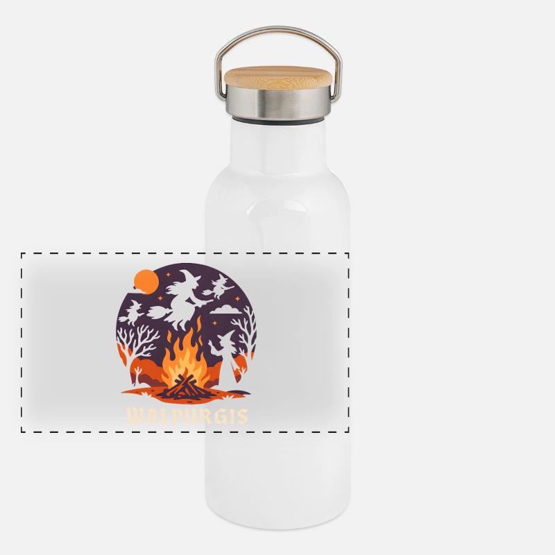 Walpurgis Gourde isotherme avec bouchon en bambou
