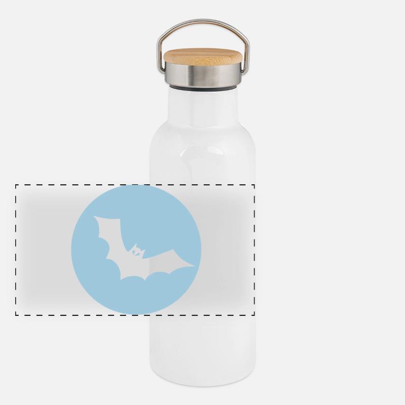 Halloween Panoramic Thermal Bottle with Bamboo Lid