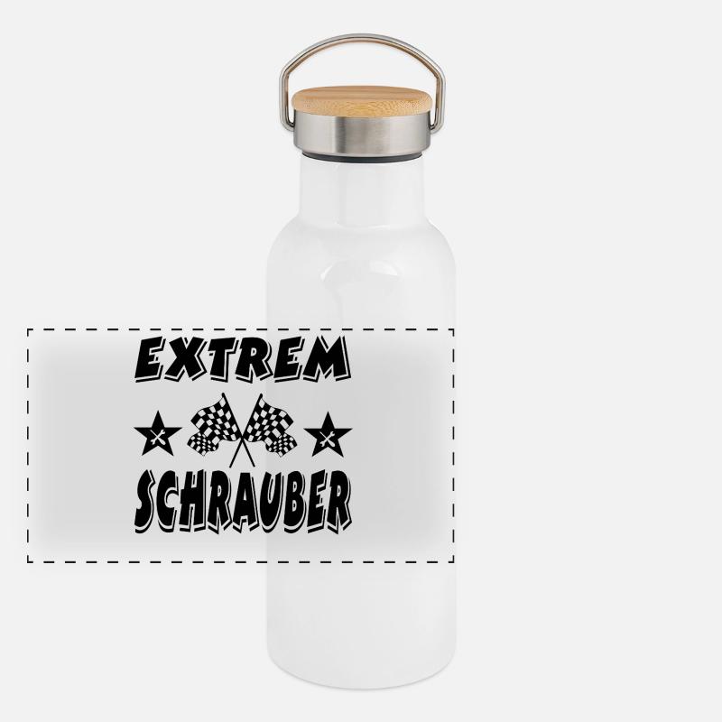 Screwdriver Panoramic Thermal Bottle with Bamboo Lid