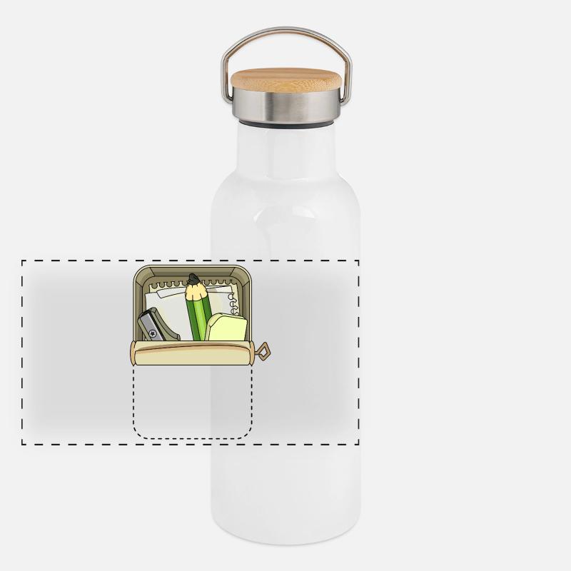 BOÎTE DE POCHE Gourde isotherme avec bouchon en bambou