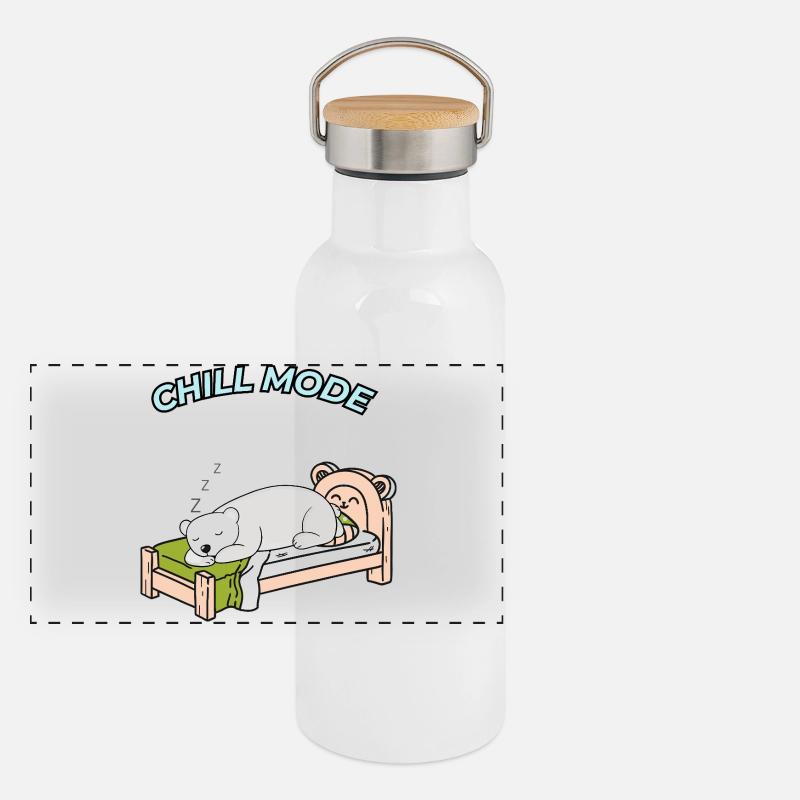 Just chill out – Sleeping Bear Panoramic Thermal Bottle with Bamboo Lid