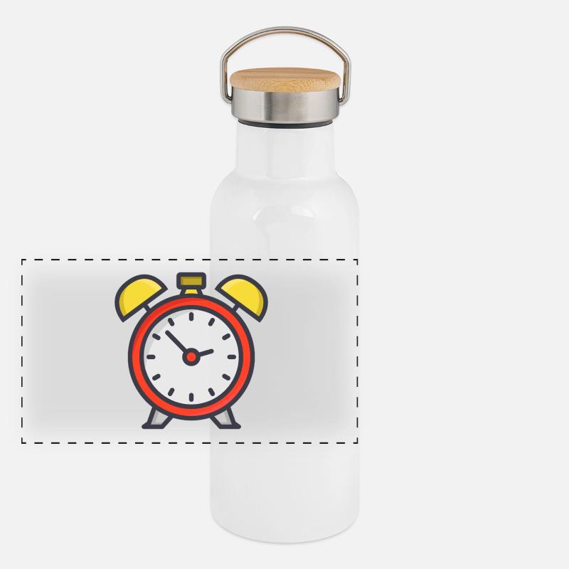 Alarm clock Panoramic Thermal Bottle with Bamboo Lid