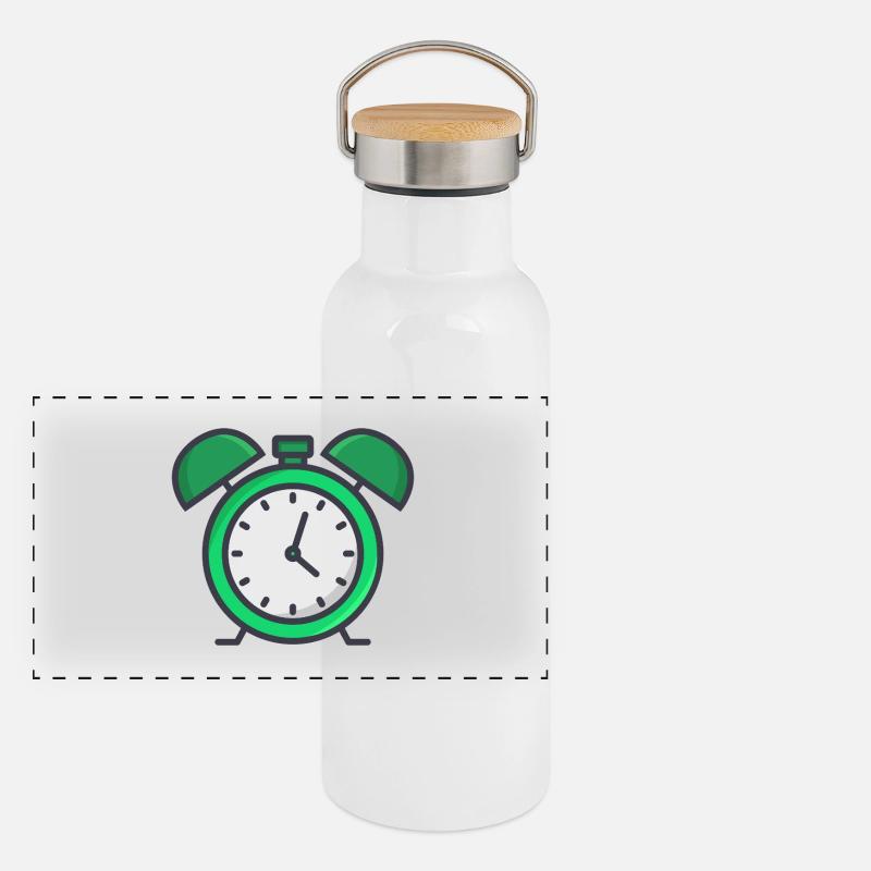 Wecker Panorama Thermosflasche mit Bambusdeckel