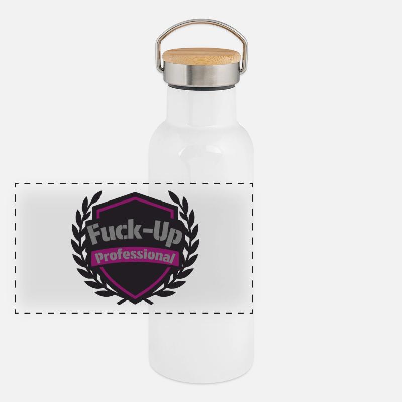 Professionnel raté Gourde isotherme avec bouchon en bambou