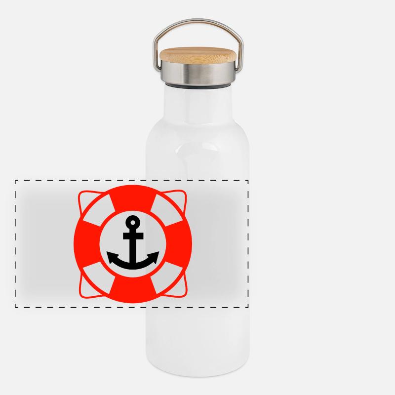 Sail Panoramic Thermal Bottle with Bamboo Lid