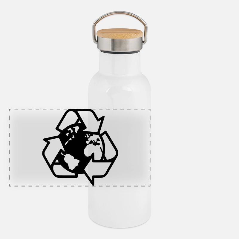 Environment Panoramic Thermal Bottle with Bamboo Lid