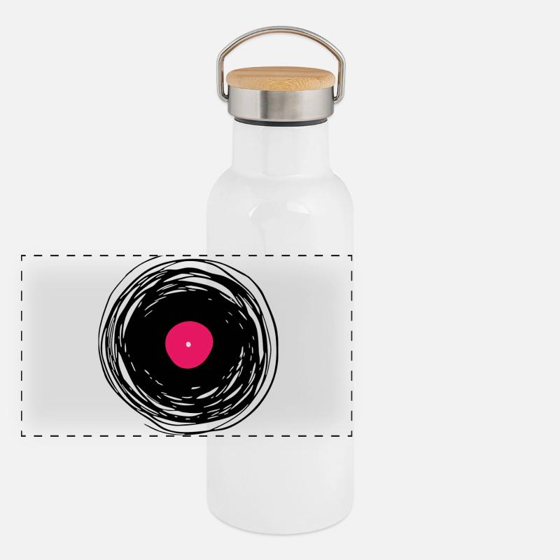 disk Panoramic Thermal Bottle with Bamboo Lid