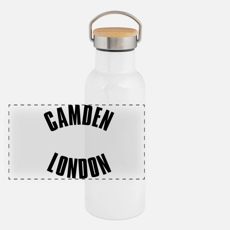 Gamden London Arc Logo Panoramic Thermal Bottle with Bamboo Lid