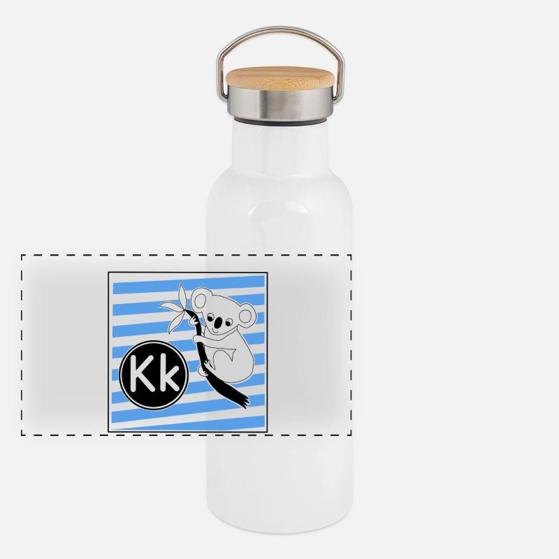 K pour Koala Gourde isotherme avec bouchon en bambou