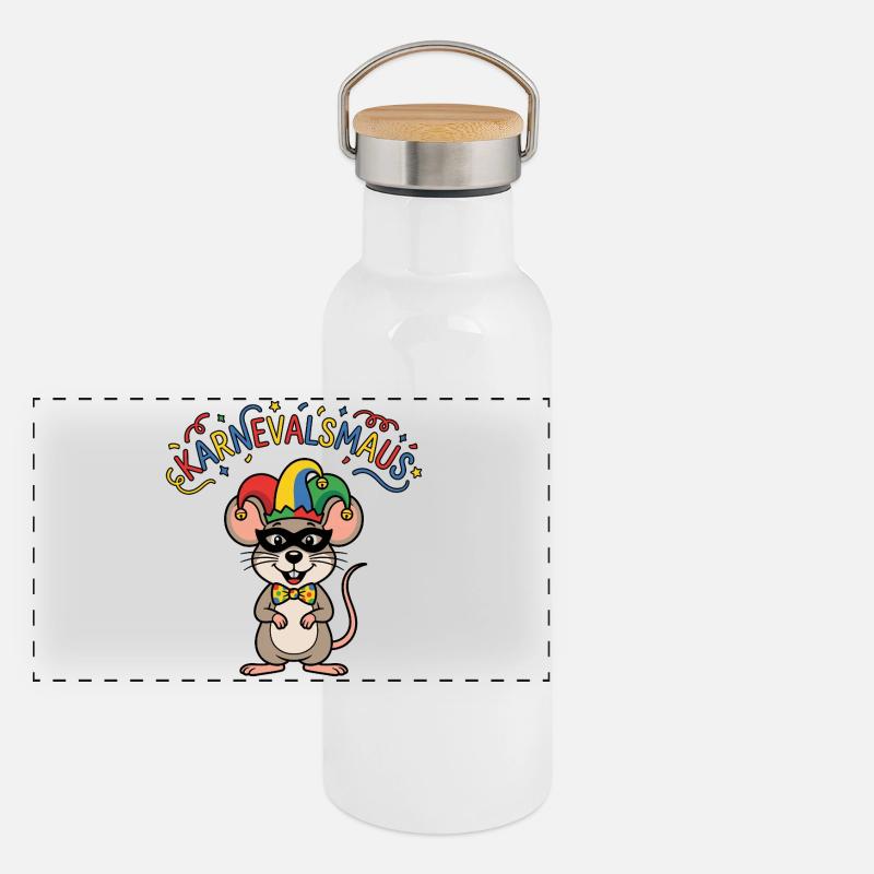 Carnival Mouse Cologne Carnival Mouse Panoramic Thermal Bottle with Bamboo Lid