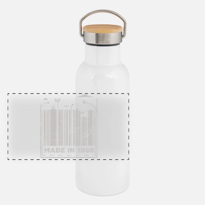 Fabriqué en 1996 Gourde isotherme avec bouchon en bambou