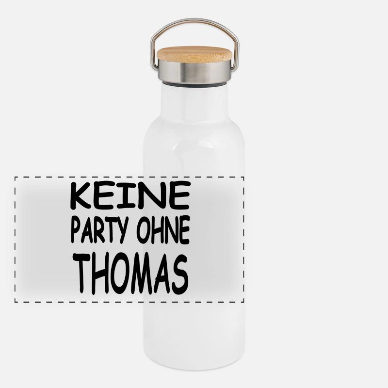 Thomas Gourde isotherme avec bouchon en bambou