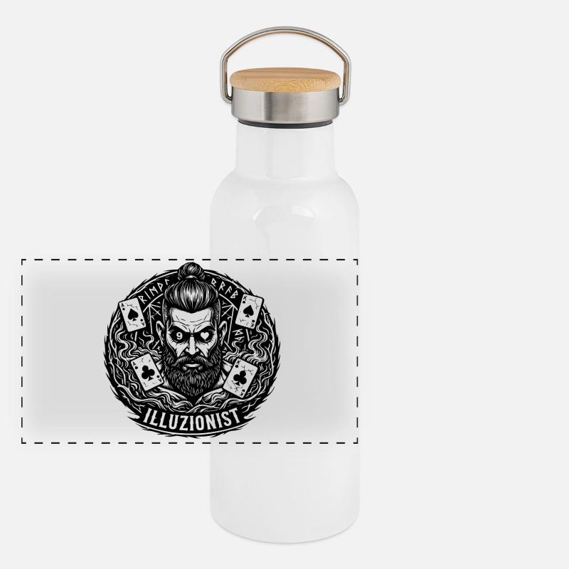 Viking Wizard Panoramic Thermal Bottle with Bamboo Lid