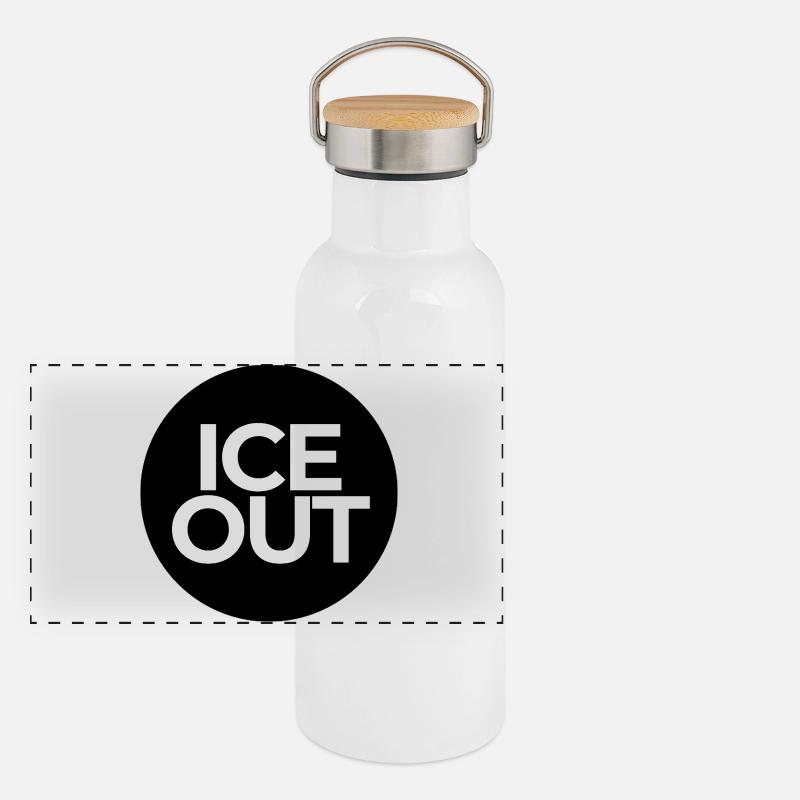 I C E OUT Panoramic Thermal Bottle with Bamboo Lid