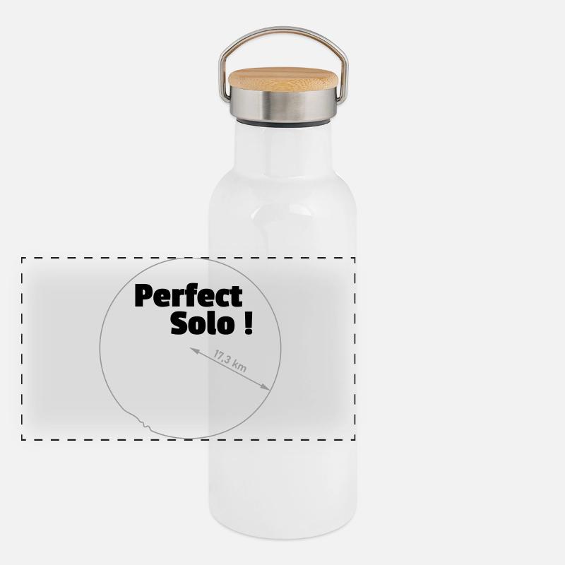 Solo parfait Gourde isotherme avec bouchon en bambou