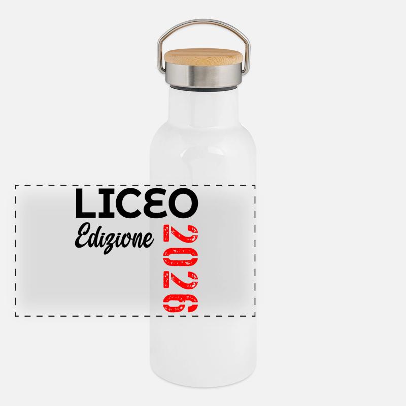 High School Edition 2026 Panoramic Thermal Bottle with Bamboo Lid