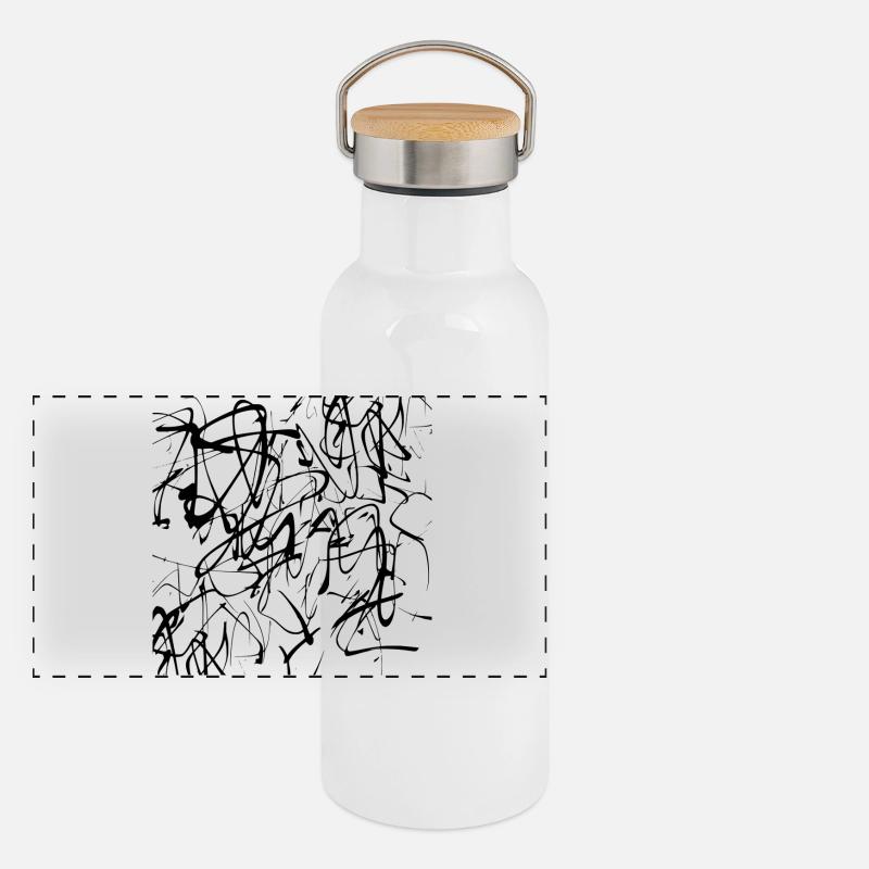 Art Lines Panoramic Thermal Bottle with Bamboo Lid