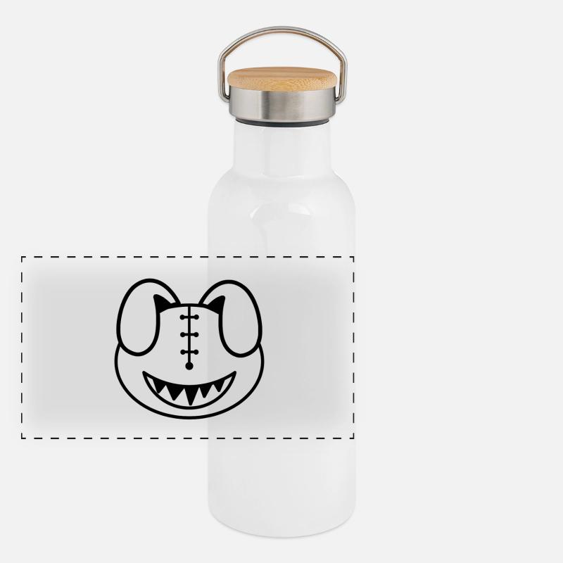 Plush: Silly (Kopf) Panorama Thermosflasche mit Bambusdeckel