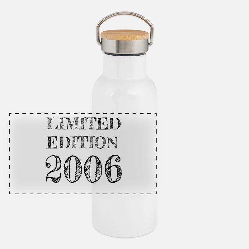 Millésime 2006 Gourde isotherme avec bouchon en bambou