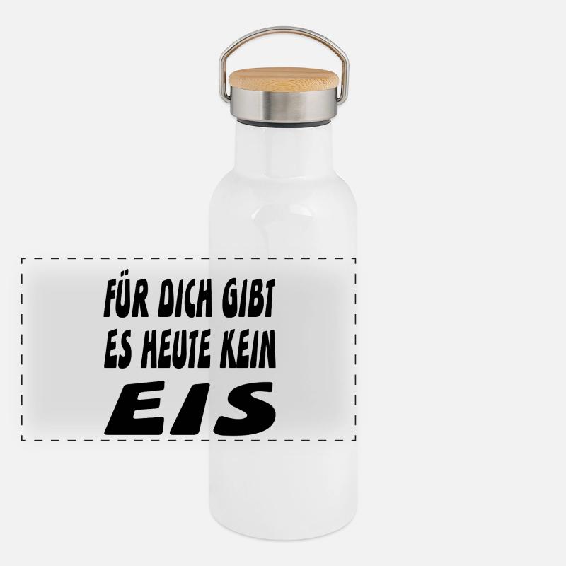 Panorama Thermosflasche mit Bambusdeckel
