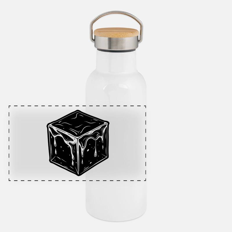 froid Gourde isotherme avec bouchon en bambou