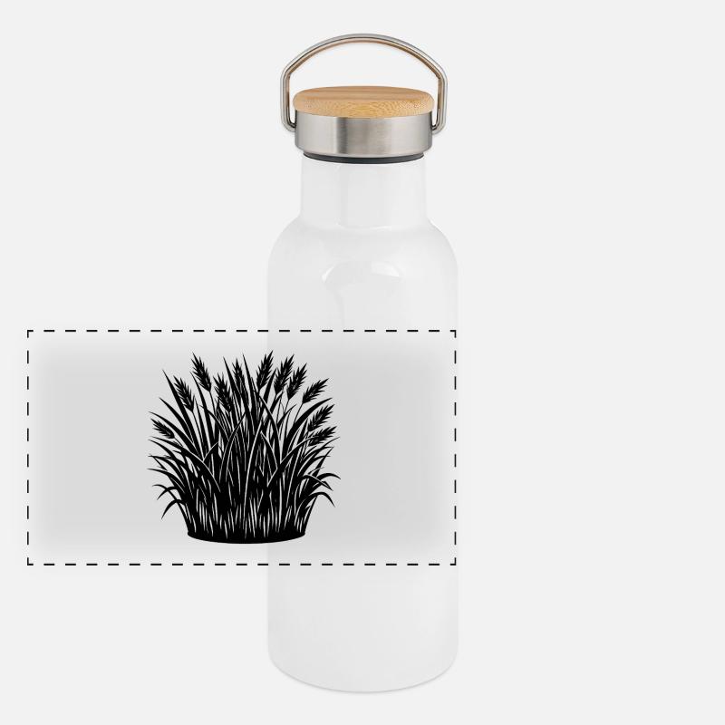 Herbe Gourde isotherme avec bouchon en bambou