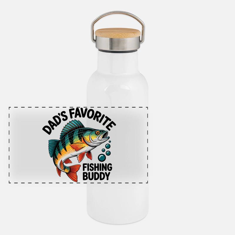 L’Ange Buddy de Papa Gourde isotherme avec bouchon en bambou