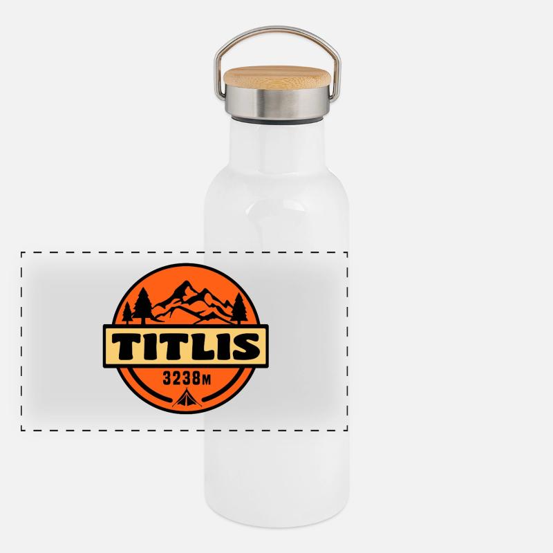 Titlis Panoramic Thermal Bottle with Bamboo Lid