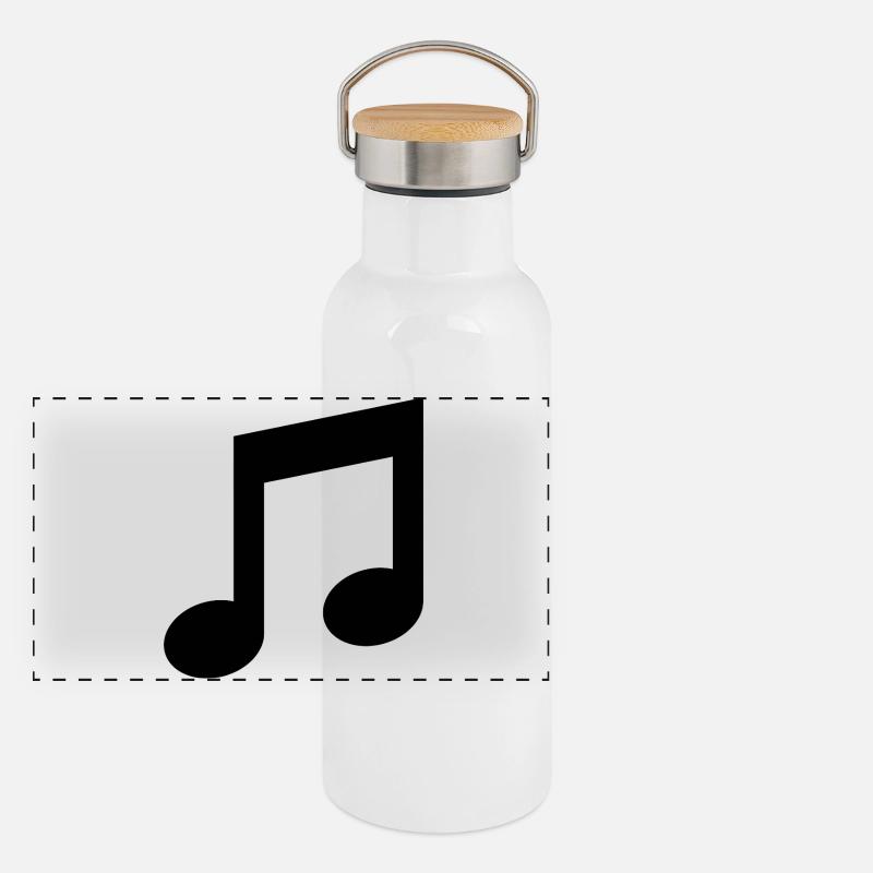 Music tee Panoramic Thermal Bottle with Bamboo Lid