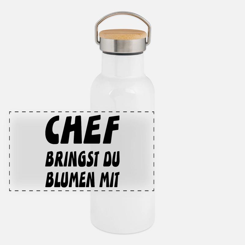 Chef Panorama Thermosflasche mit Bambusdeckel