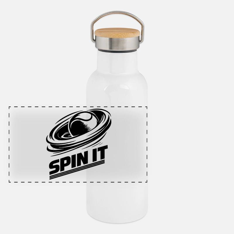 Padel Spin It Sport Passion Performance Gourde isotherme avec bouchon en bambou