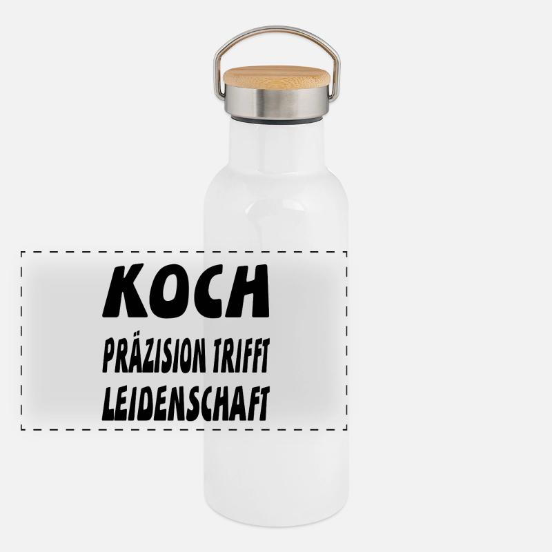 Koch Panorama Thermosflasche mit Bambusdeckel