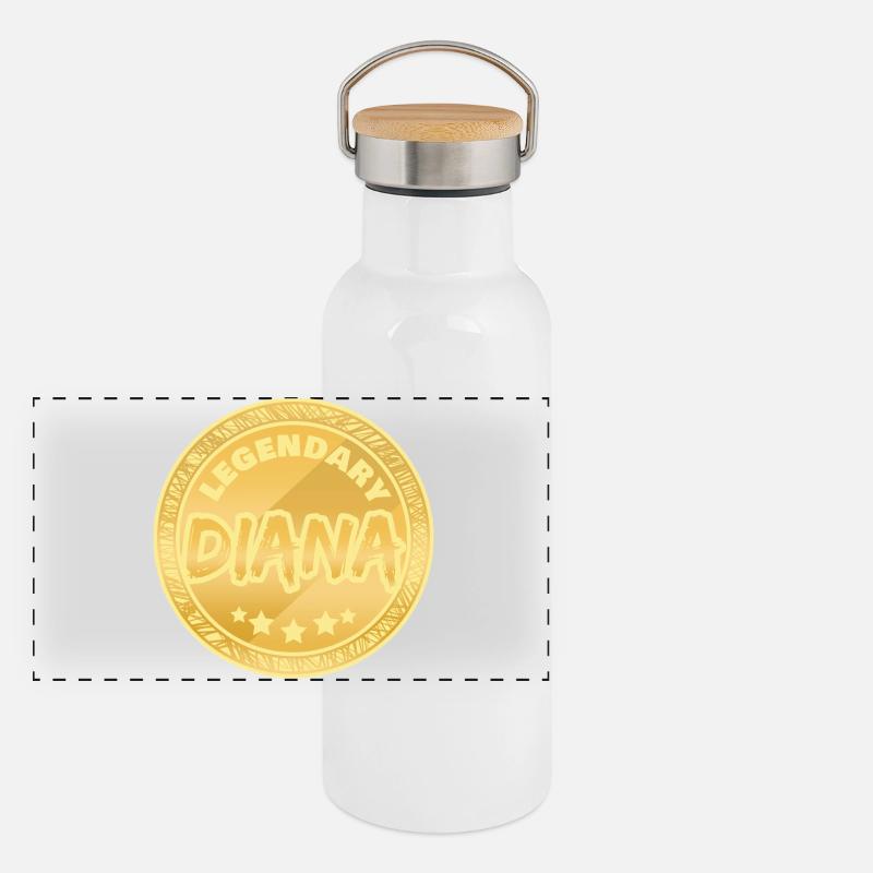Prix Diana Légendaire Gourde isotherme avec bouchon en bambou