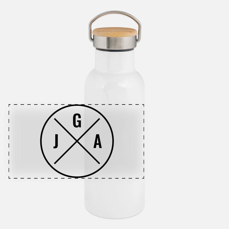 Jga Junggesellenabschied Panorama Thermosflasche mit Bambusdeckel