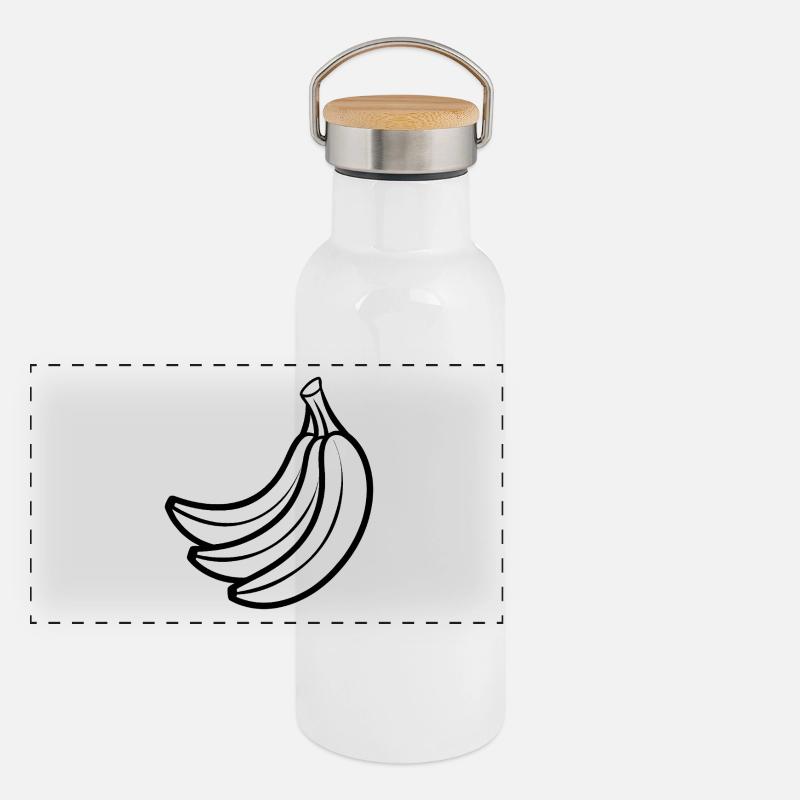 Bananas Panoramic Thermal Bottle with Bamboo Lid
