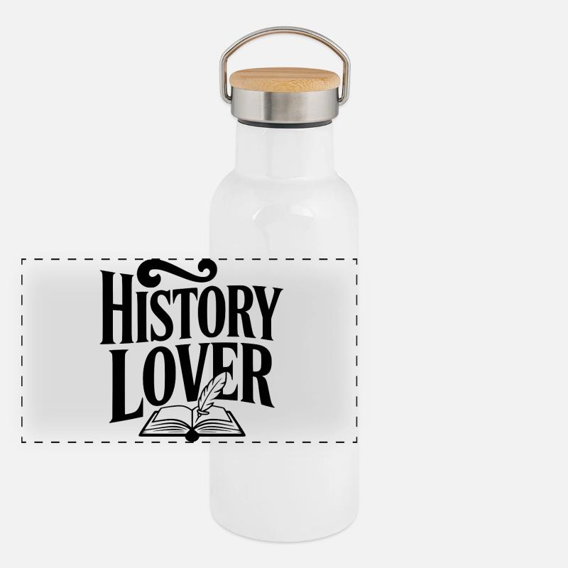 History Lover Panoramic Thermal Bottle with Bamboo Lid