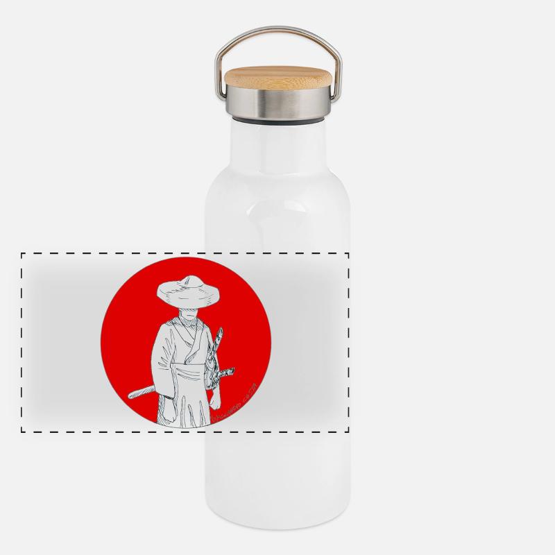 RONIN Panoramic Thermal Bottle with Bamboo Lid