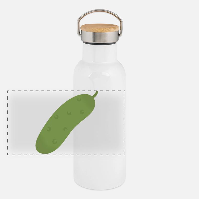 Pickle Tee Gourde isotherme avec bouchon en bambou