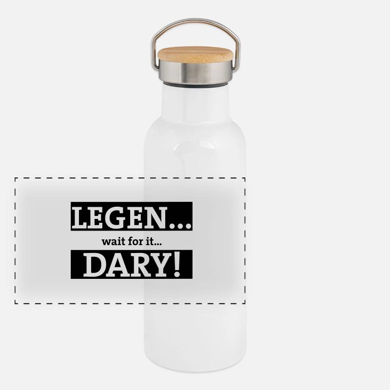 legendary Panorama Thermosflasche mit Bambusdeckel