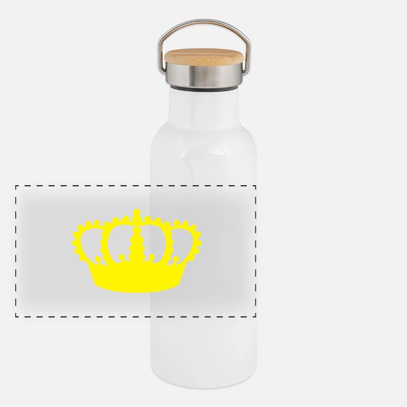 crown Panoramic Thermal Bottle with Bamboo Lid