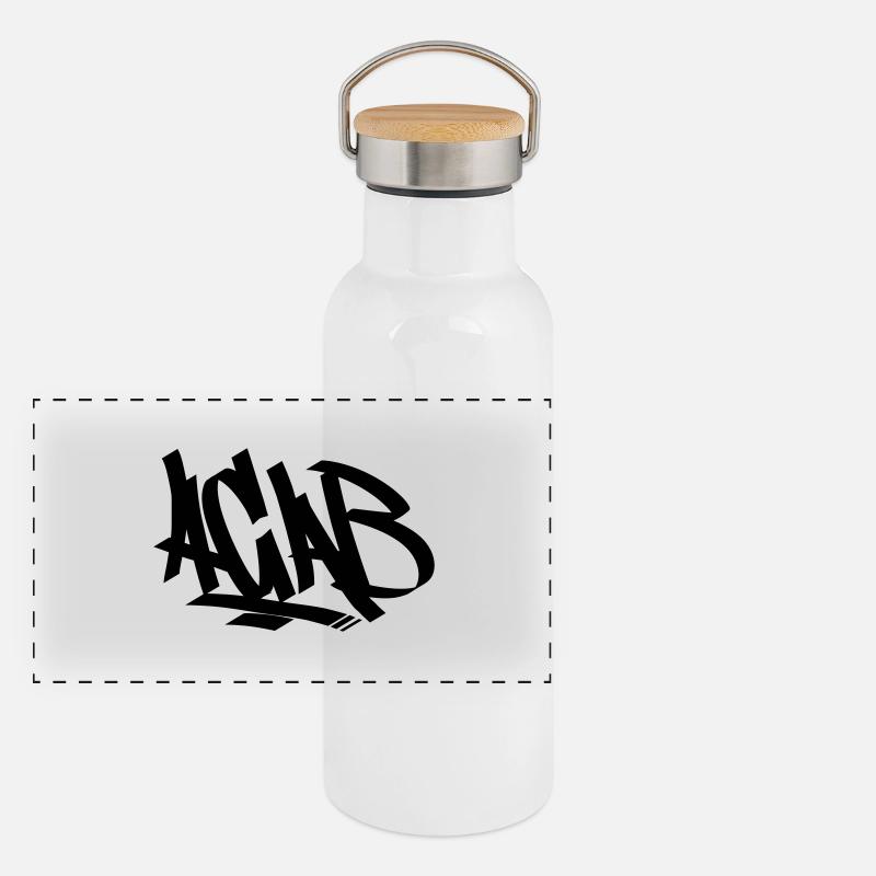 Acab Panorama Thermosflasche mit Bambusdeckel